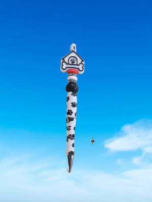 Dog House Beaded Pen Paw Print