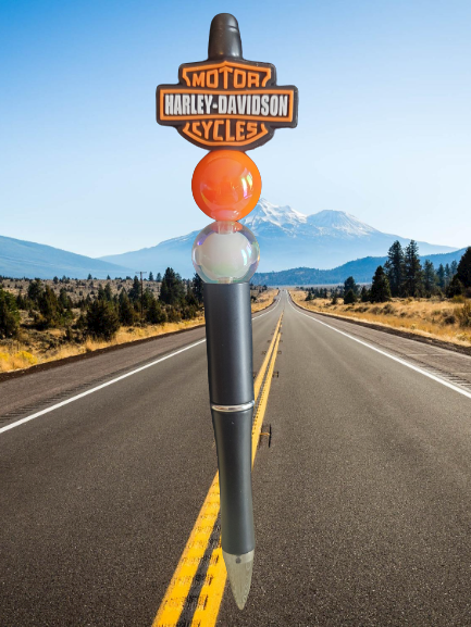 Harley Davidson Beaded Pen - Choice of Colors