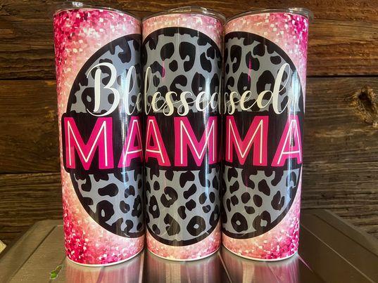 Mom Themed Choice of 20 Ounce Stainless Steel Tumbler