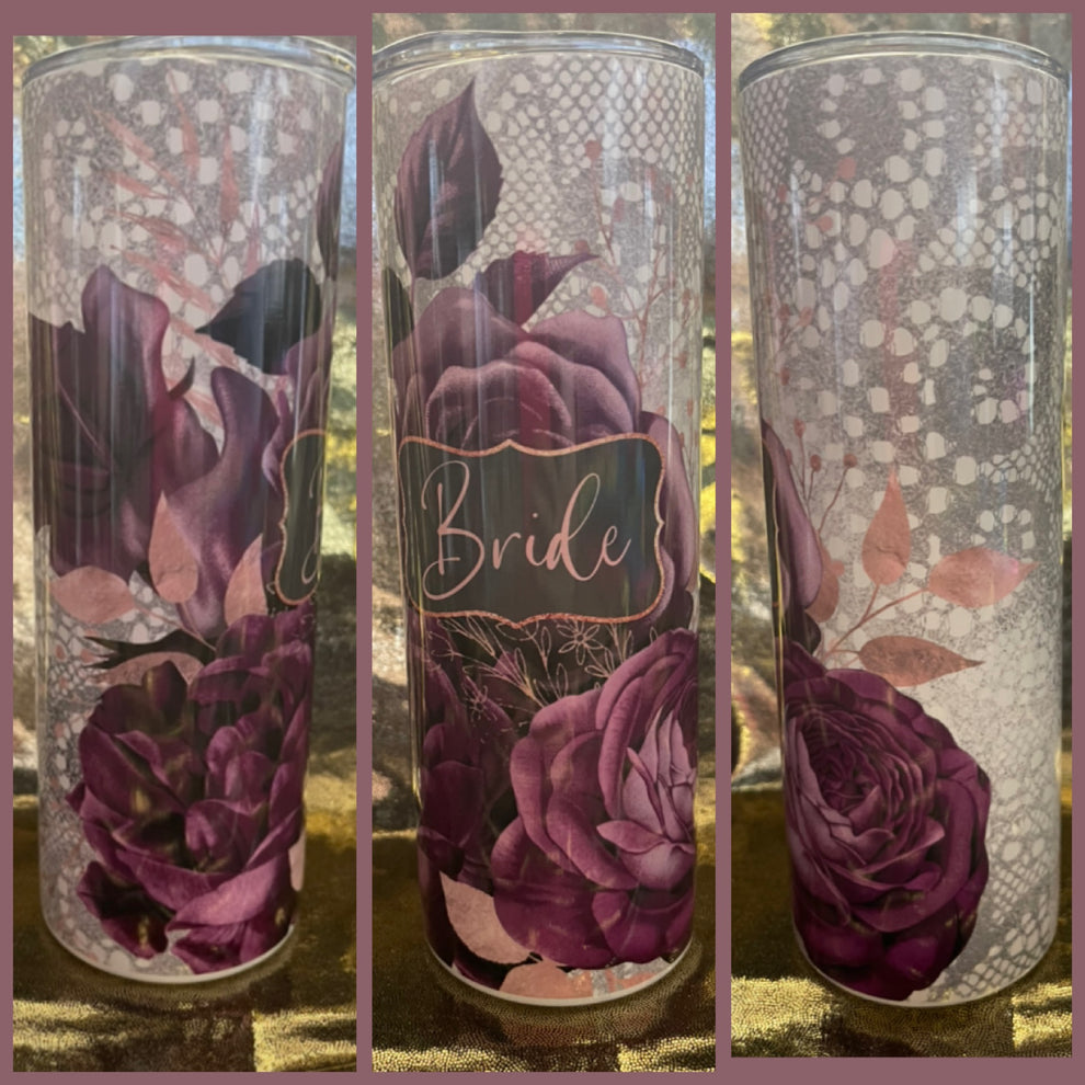 Bride Themed Choice of 20 Ounce Stainless Steel Tumbler
