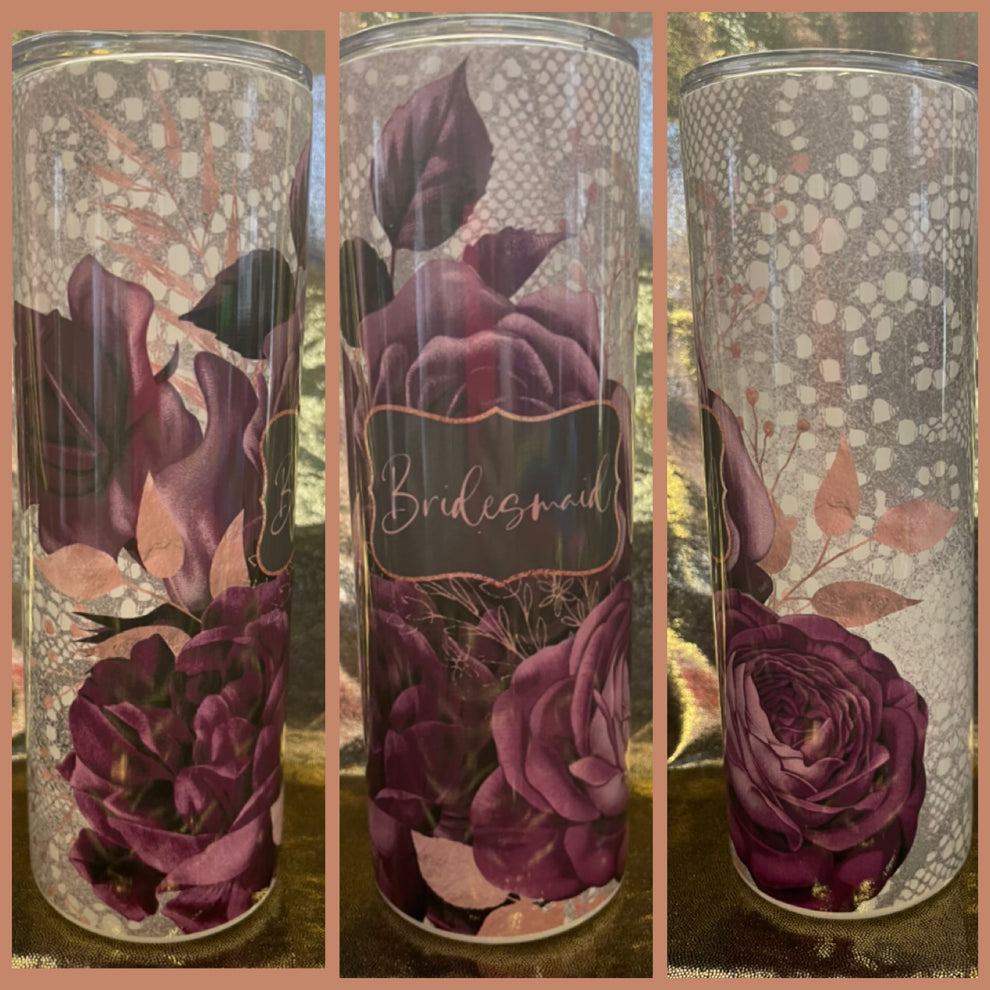 Bride Themed Choice of 20 Ounce Stainless Steel Tumbler