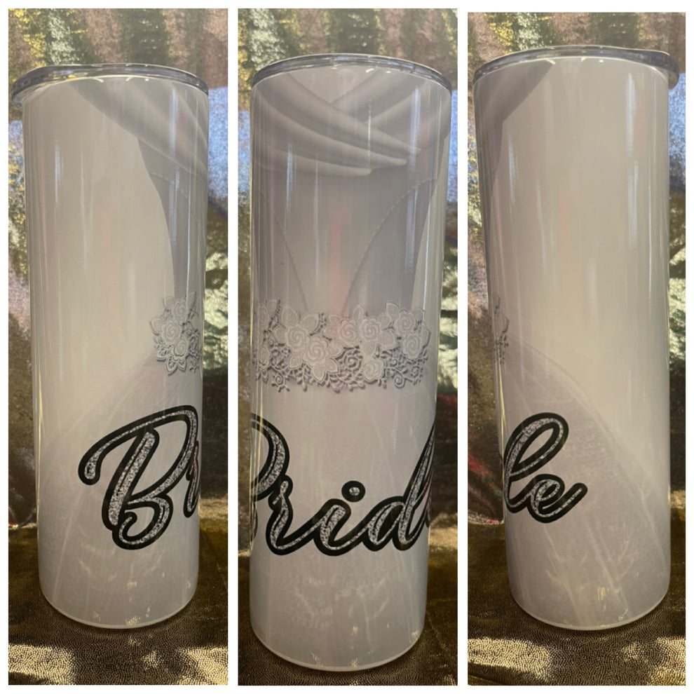 Bride Themed Choice of 20 Ounce Stainless Steel Tumbler