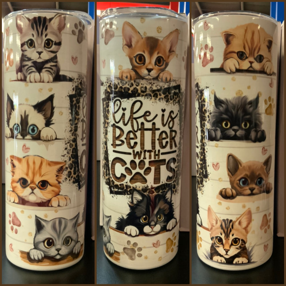 Pet Themed Choice of 20 Ounce Stainless Steel Tumbler