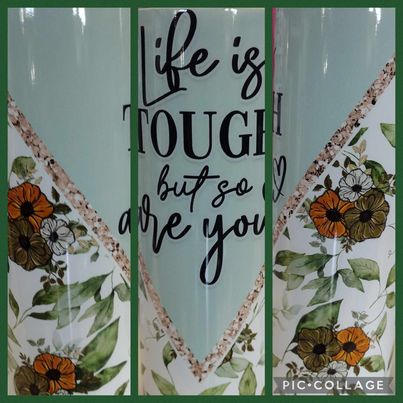 Inspirational Themed Choice of 20 Ounce Stainless Steel Tumblers