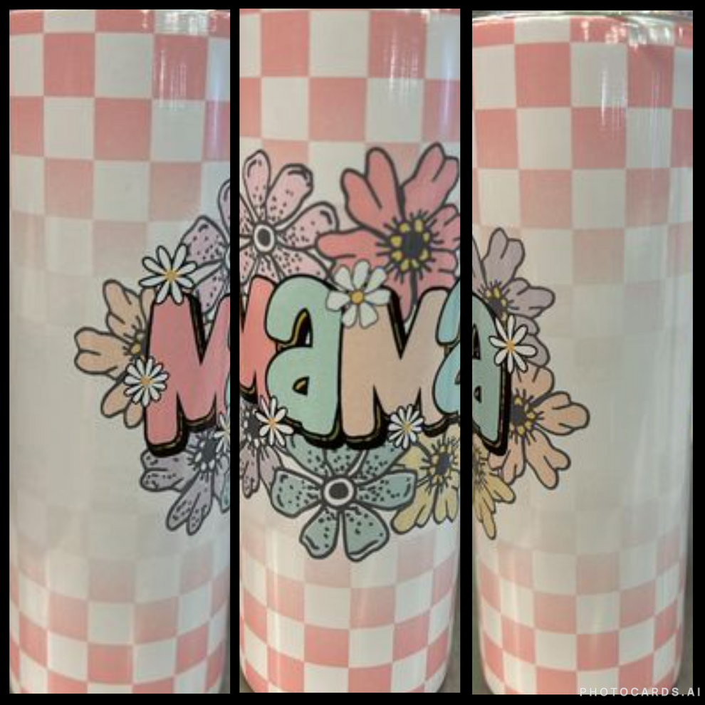 Mom Themed Choice of 20 Ounce Stainless Steel Tumbler
