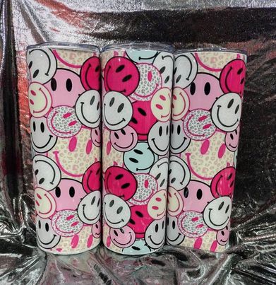 Floral and Fun Themed Choice of 20 Ounce Stainless Steel Tumbler