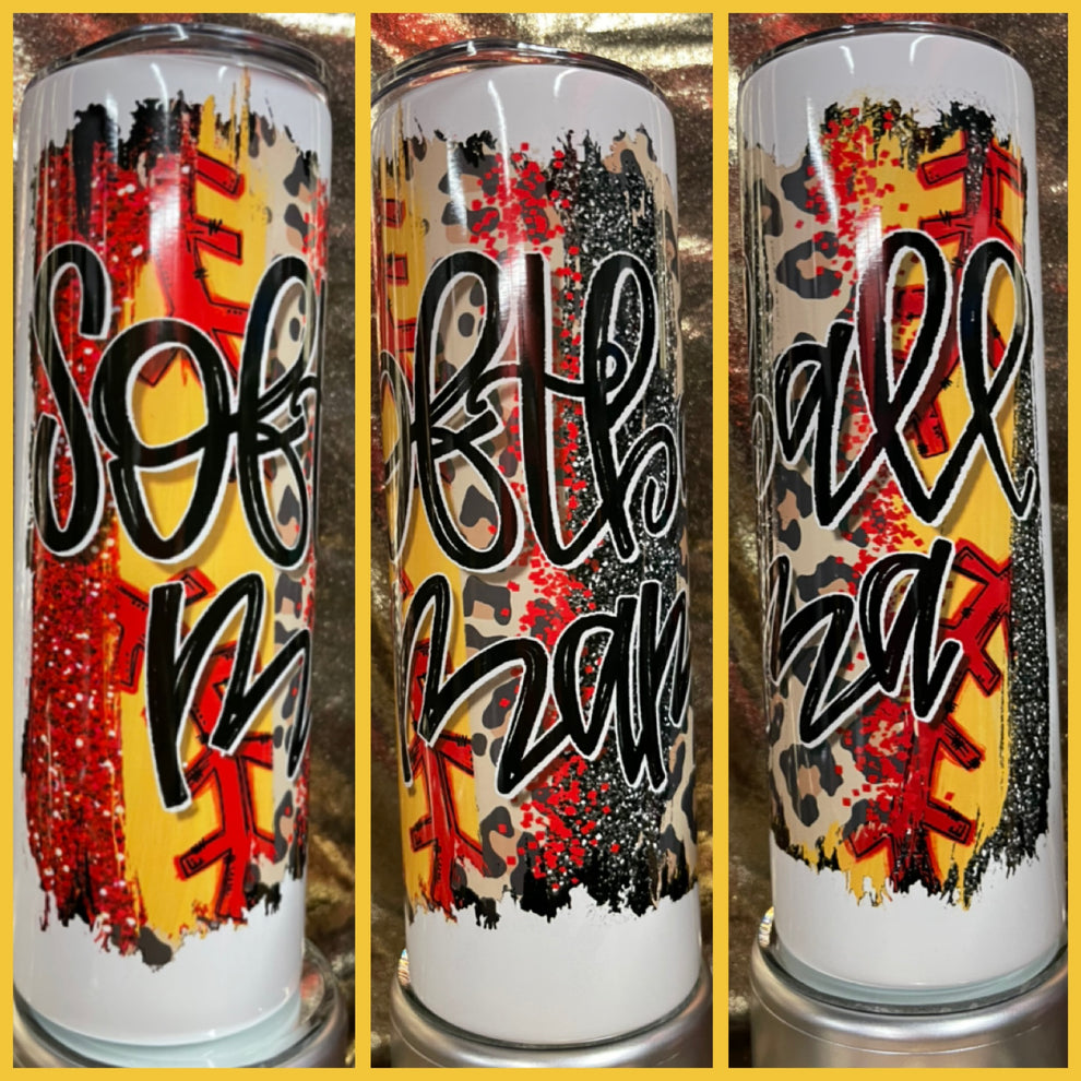 Sports Mom - Choice of 20 Ounce Stainless Steel Tumblers