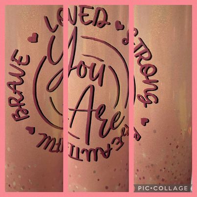 Inspirational Themed Choice of 20 Ounce Stainless Steel Tumblers